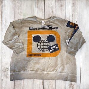 NWT Walt Disney World 50th Anniversary Vault Collection Crew Neck Sweatshirt 1X